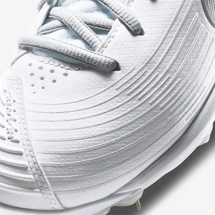 Nike Lunar Hyperdiamond Beyzbol Ayakkabısı Kadın Beyaz Platini Yeşil Açık | TR4259017