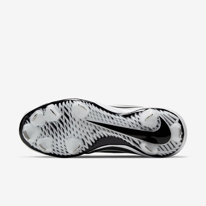 Nike Lunar Hyperdiamond Beyzbol Ayakkabısı Kadın Siyah Gri Yeşil Beyaz | TR4259139