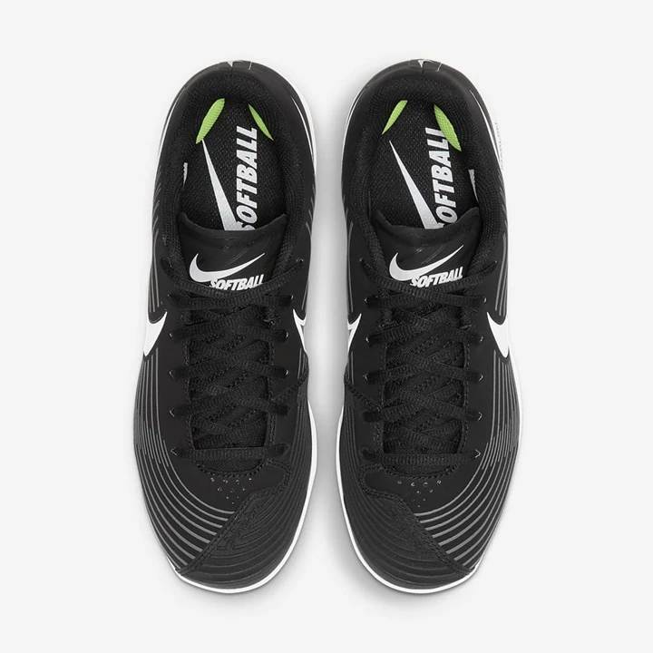 Nike Lunar Hyperdiamond Beyzbol Ayakkabısı Kadın Siyah Gri Yeşil Beyaz | TR4259139