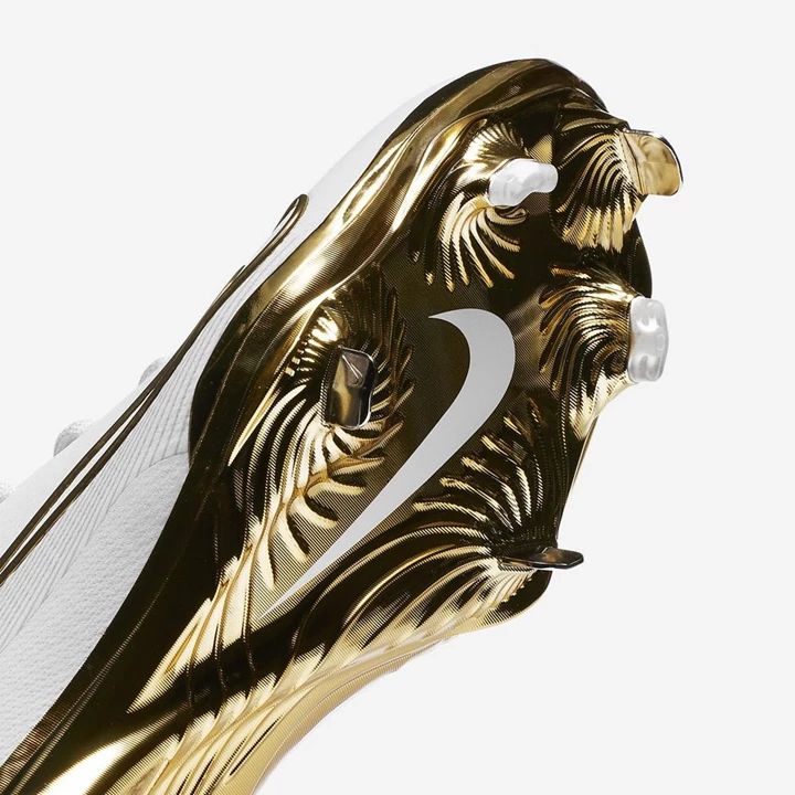 Nike Lunar Vapor Beyzbol Ayakkabısı Erkek Beyaz Metal Altın Gri Metal Gümüş | TR4257242