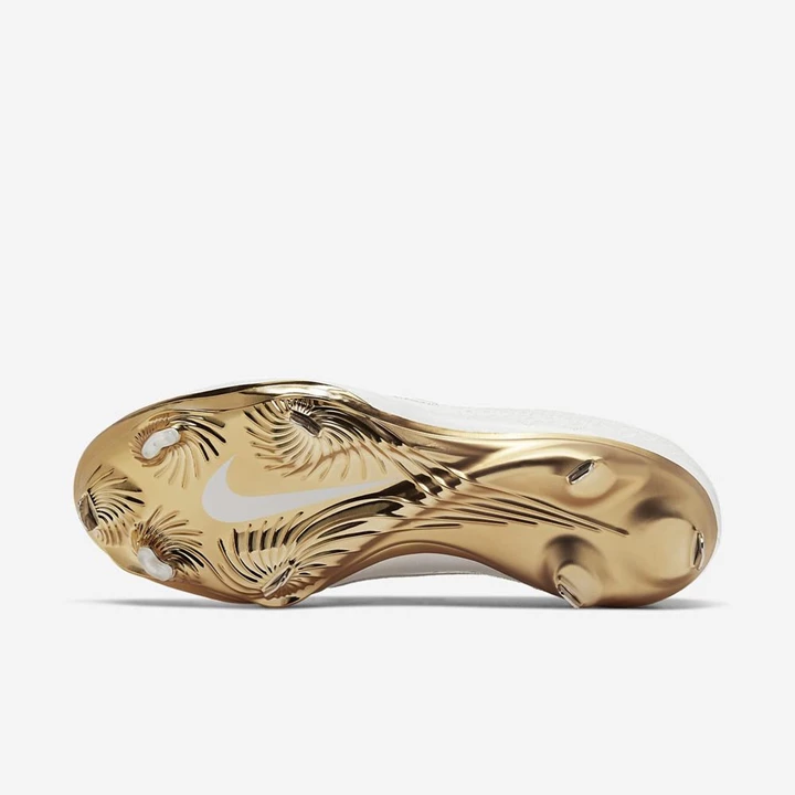 Nike Lunar Vapor Beyzbol Ayakkabısı Erkek Beyaz Metal Altın | TR4258738