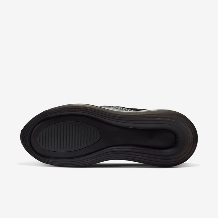 Nike MX-720-818 Spor Ayakkabı Erkek Siyah Siyah Koyu Gri Metal Gümüş | TR4257383