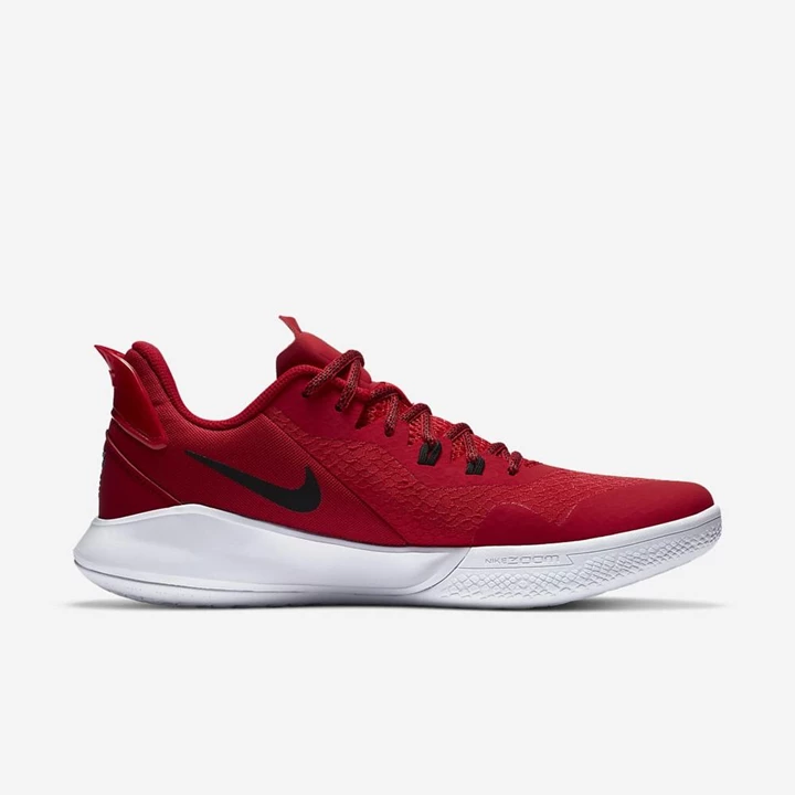 Nike Mamba Fury Basketbol Ayakkabısı Kadın Kırmızı Kırmızı Beyaz Siyah | TR4256855