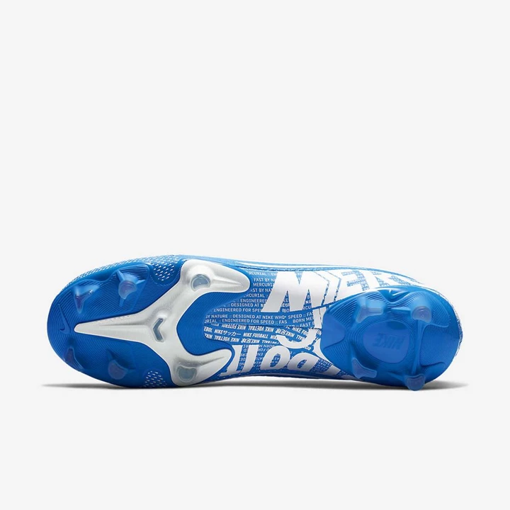 Nike Mercurial Vapor 13 Academy Krampon Erkek Mavi Obsidian Beyaz | TR4256392