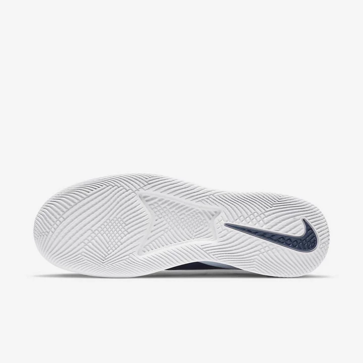 Nike NikeCourt Air Max Spor Ayakkabı Kadın Gri Beyaz Lacivert | TR4258419