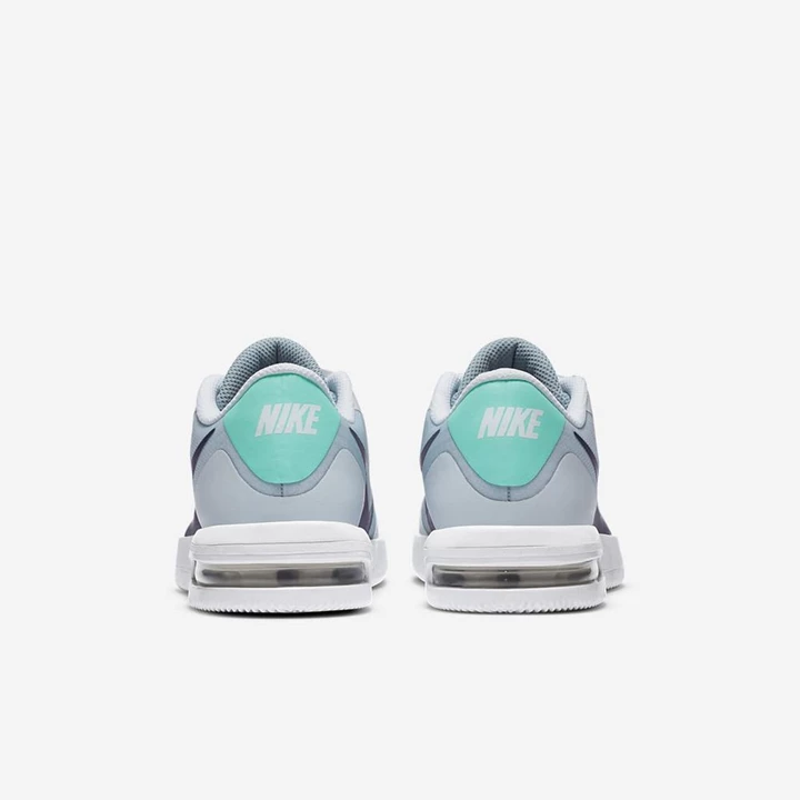 Nike NikeCourt Air Max Spor Ayakkabı Kadın Gri Beyaz Lacivert | TR4258419