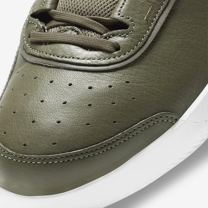 Nike NikeCourt Air Max Tenis Ayakkabısı Erkek Zeytin Yeşili Beyaz Zeytin Yeşili | TR4256958