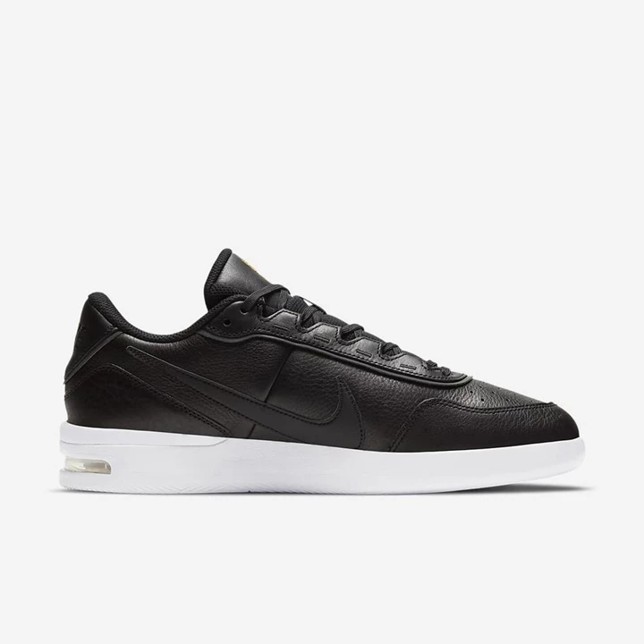 Nike NikeCourt Air Max Tenis Ayakkabısı Erkek Siyah Beyaz Siyah | TR4257465