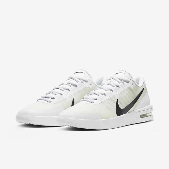 Nike NikeCourt Air Max Tenis Ayakkabısı Erkek Beyaz Siyah | TR4257777