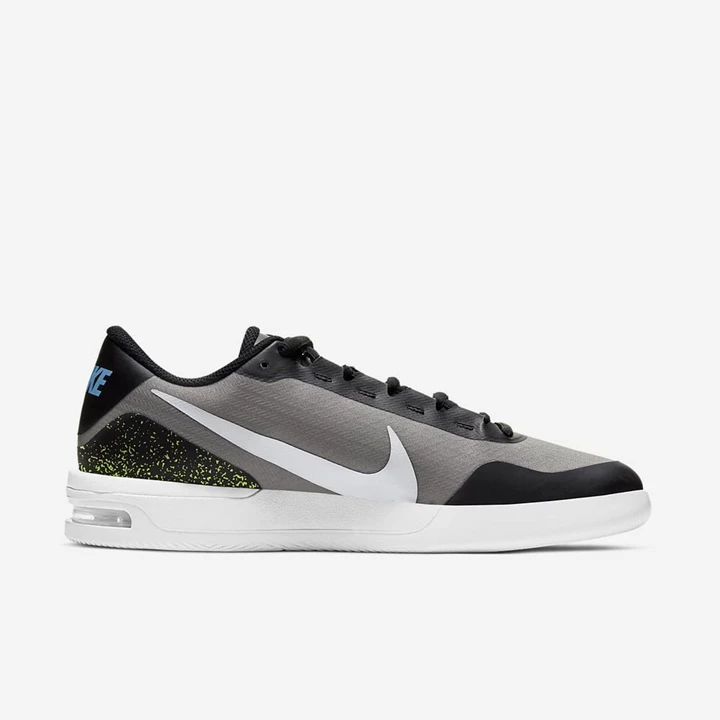 Nike NikeCourt Air Max Tenis Ayakkabısı Erkek Beyaz Koyu Kraliyet Mavisi Mavi | TR4258210
