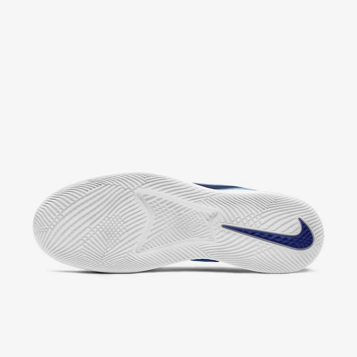 Nike NikeCourt Air Max Tenis Ayakkabısı Erkek Beyaz Koyu Kraliyet Mavisi Mavi | TR4259039
