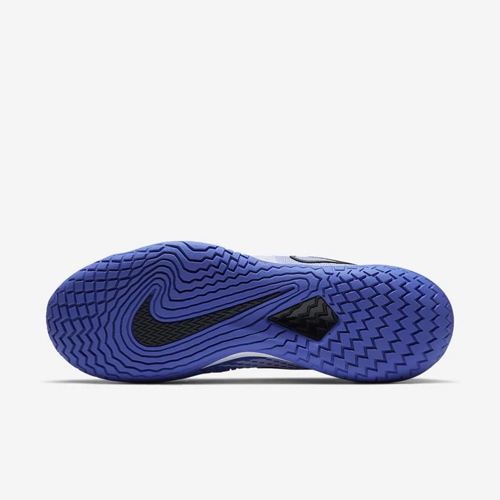 Nike NikeCourt Air Zoom Tenis Ayakkabısı Erkek Mor Mor Beyaz Siyah | TR4256364