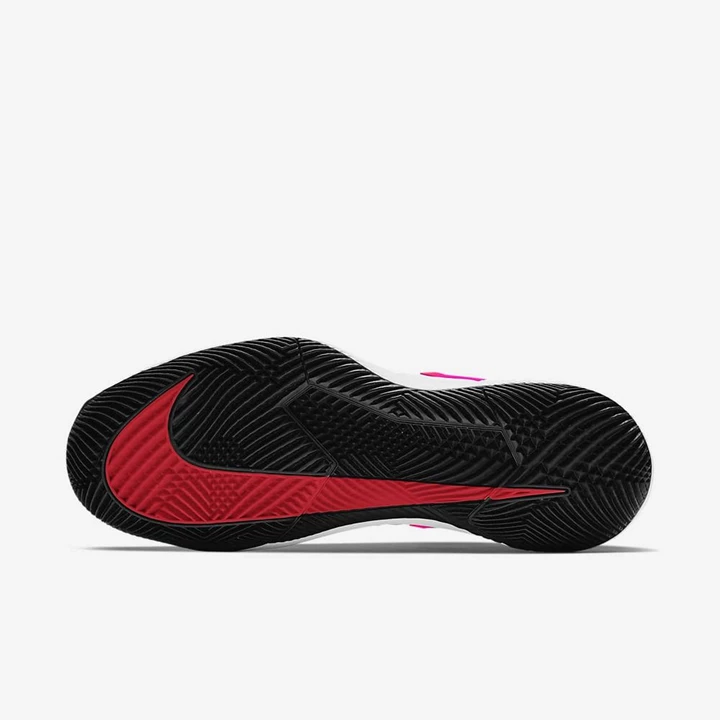 Nike NikeCourt Air Zoom Tenis Ayakkabısı Erkek Beyaz Siyah Yeşil Beyaz | TR4257523