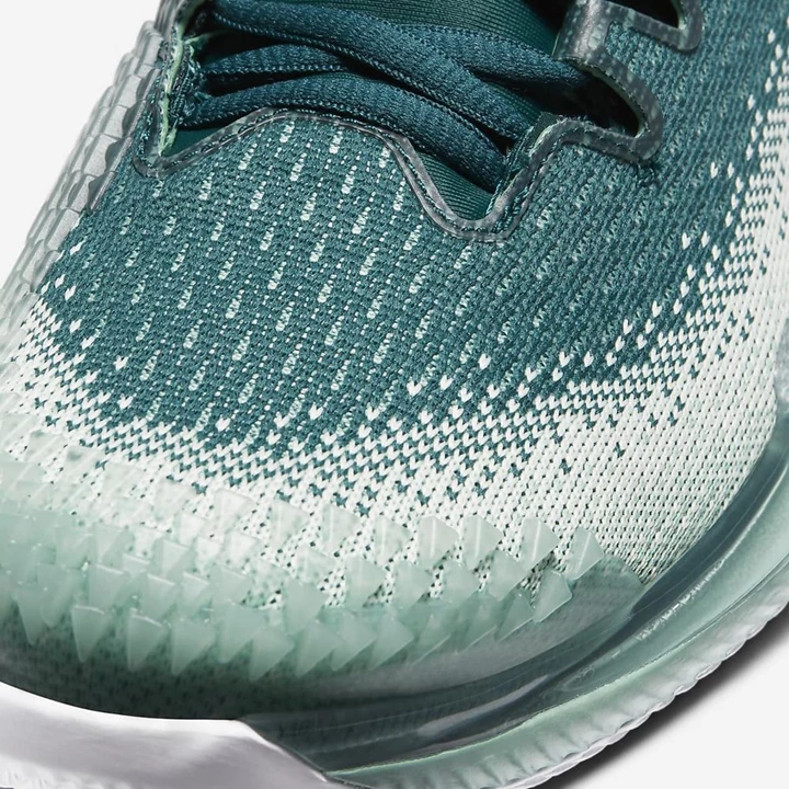 Nike NikeCourt Air Zoom Tenis Ayakkabısı Kadın Koyu Turkuaz Beyaz | TR4258167