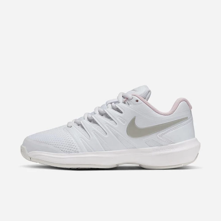 Nike NikeCourt Air Zoom Tenis Ayakkabısı Kadın Gri Beyaz Lacivert | TR4258340