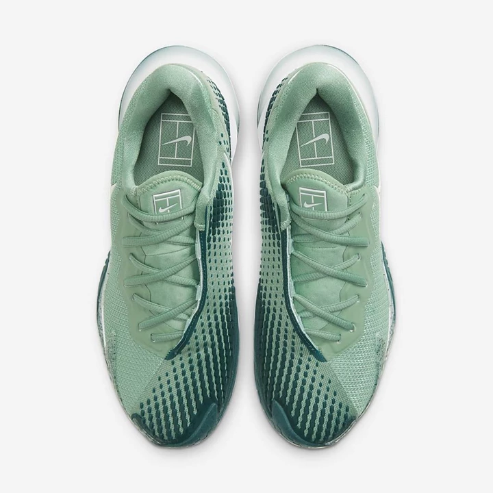 Nike NikeCourt Air Zoom Tenis Ayakkabısı Kadın Koyu Turkuaz Beyaz | TR4259073