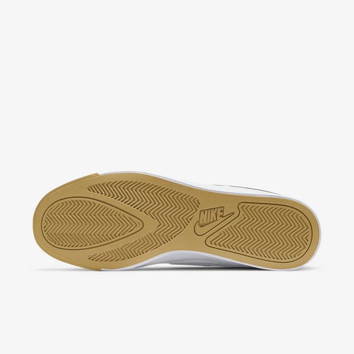Nike NikeCourt Royale Spor Ayakkabı Erkek Beyaz Açık Kahverengi Açık Bej Rengi | TR4258104