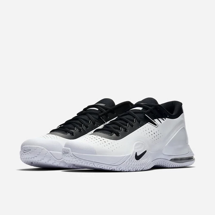 Nike NikeCourt Tech Challenge 20 Tenis Ayakkabısı Erkek Beyaz Mor Siyah | TR4256391