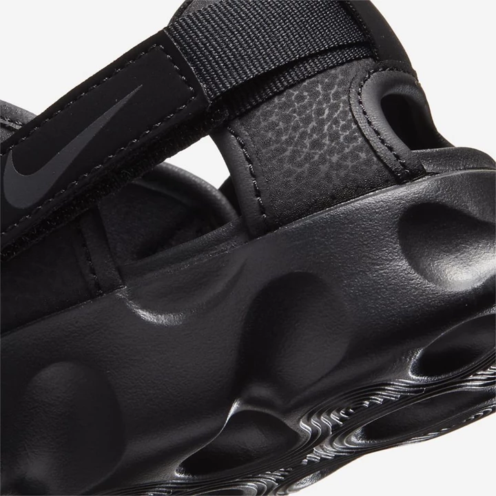 Nike Owaysis Sandalet Kadın Siyah Siyah Siyah | TR4257847