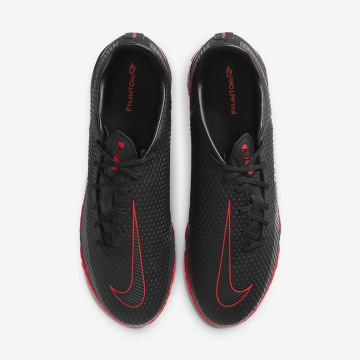 Nike Phantom GT Krampon Erkek Siyah Koyu Gri Kırmızı | TR4256699