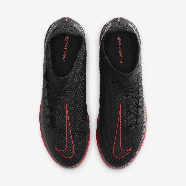 Nike Phantom GT Krampon Erkek Siyah Koyu Gri Kırmızı | TR4257495