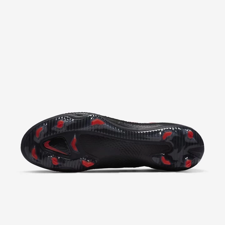 Nike Phantom GT Krampon Kadın Siyah Koyu Gri Kırmızı | TR4256893