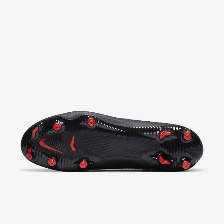 Nike Phantom GT Krampon Kadın Siyah Koyu Gri Kırmızı | TR4258141