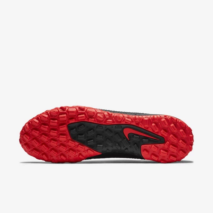 Nike Phantom GT Krampon Kadın Siyah Koyu Gri Kırmızı | TR4258237