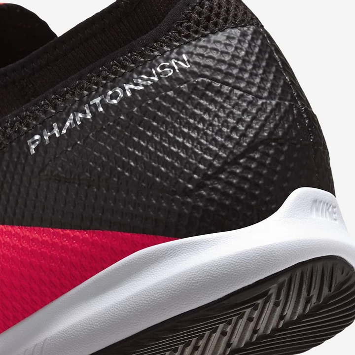 Nike Phantom Vision Krampon Erkek Kırmızı Siyah Metal Gümüş | TR4257016