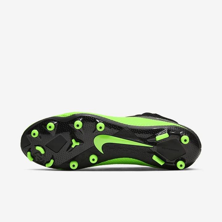 Nike Phantom Vision Krampon Erkek Yeşil Siyah Metal Platini | TR4257108