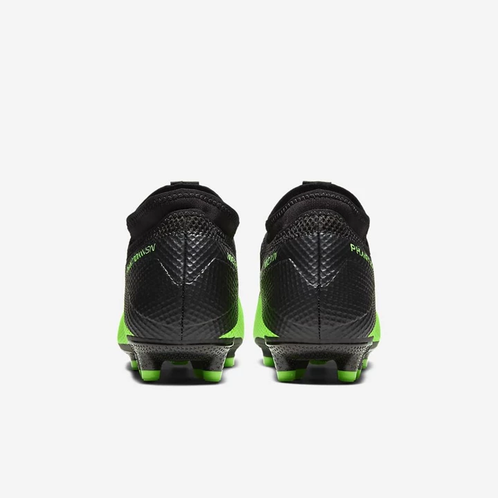 Nike Phantom Vision Krampon Erkek Yeşil Siyah Metal Platini | TR4257108