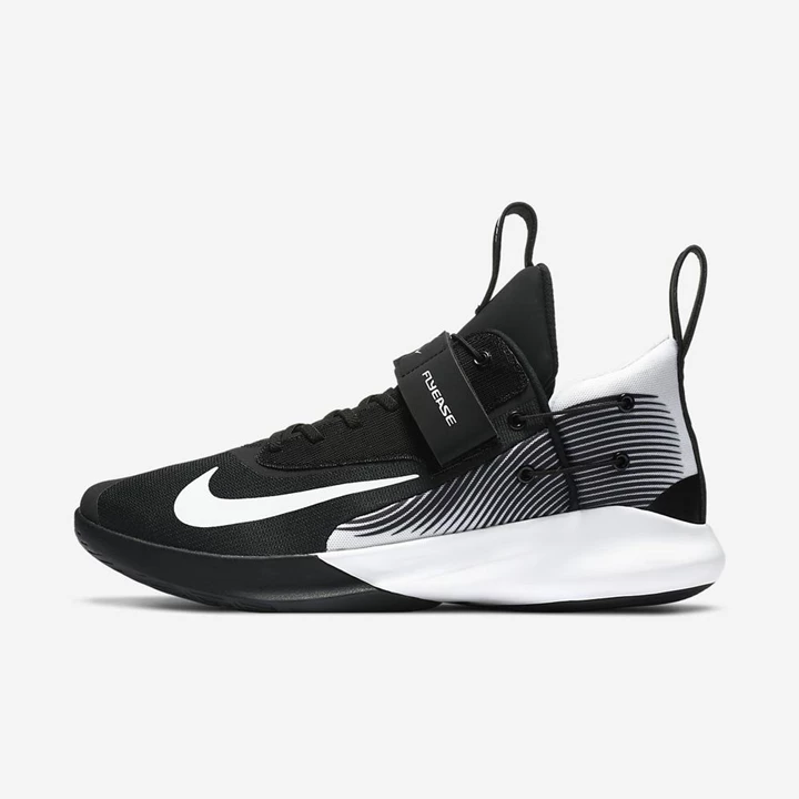 Nike Precision 4 Basketbol Ayakkabısı Erkek Siyah Beyaz | TR4257033