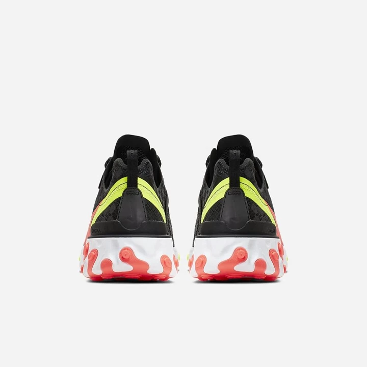 Nike React Element Spor Ayakkabı Erkek Siyah Kırmızı Kırmızı | TR4258554