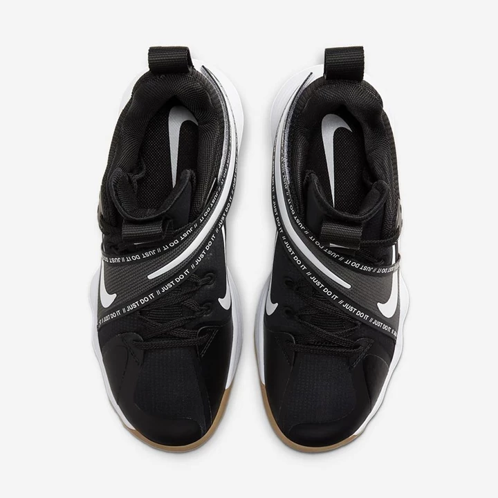 Nike React HyperSet Voleybol Ayakkabısı Kadın Siyah Açık Kahverengi Beyaz | TR4257246