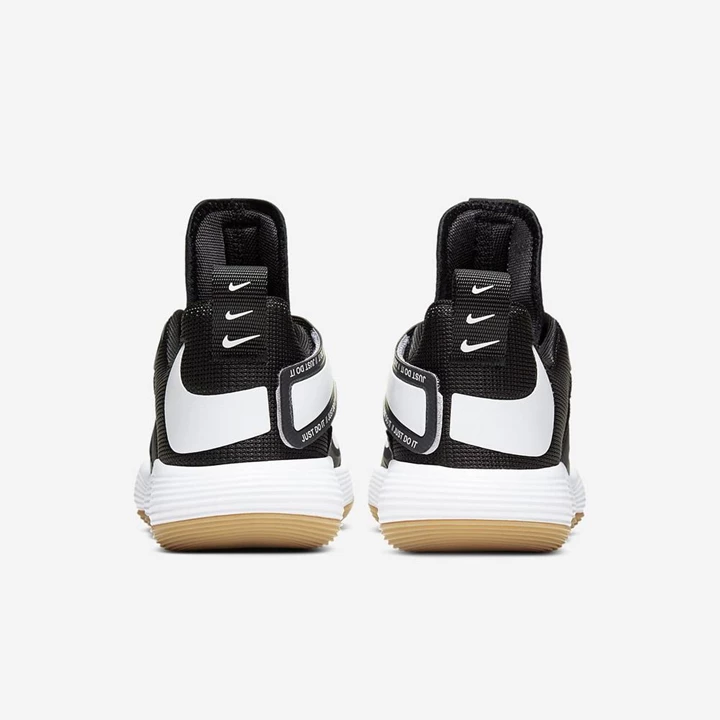 Nike React HyperSet Voleybol Ayakkabısı Kadın Siyah Açık Kahverengi Beyaz | TR4257246