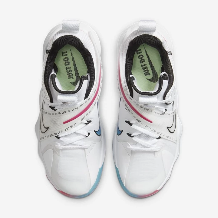 Nike React HyperSet Voleybol Ayakkabısı Kadın Beyaz Kırmızı Siyah | TR4258134
