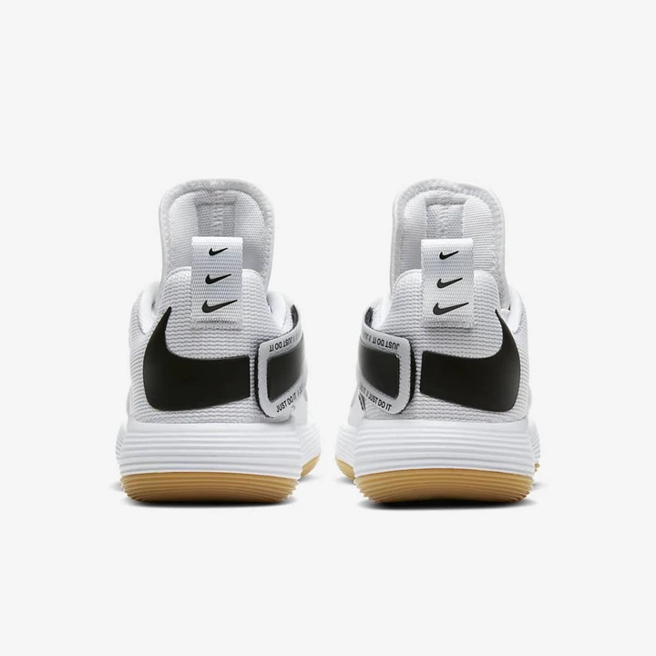 Nike React HyperSet Voleybol Ayakkabısı Kadın Beyaz Açık Kahverengi Siyah | TR4258591
