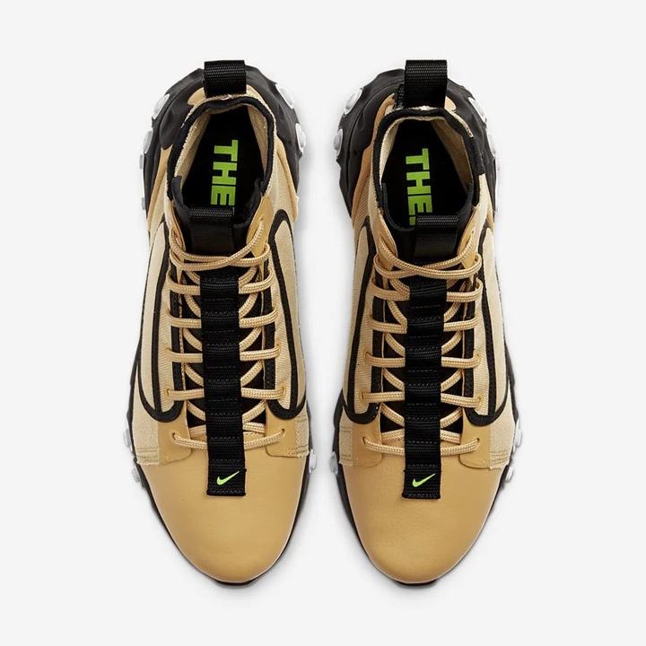 Nike React Ianga Spor Ayakkabı Erkek Altın Siyah Gri Yeşil | TR4256850