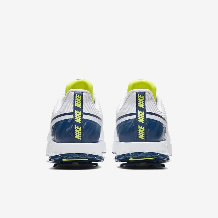 Nike React Infinity Pro Golf Ayakkabısı Erkek Beyaz Limon Mavi | TR4256833