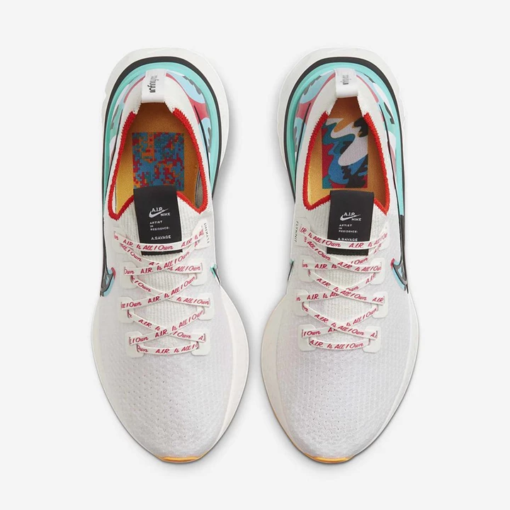 Nike React Infinity Run Flyknit Koşu Ayakkabısı Kadın Kırmızı Turuncu Siyah | TR4256913