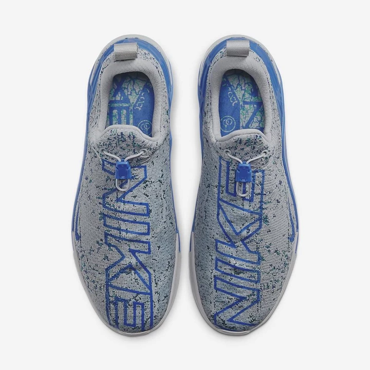 Nike React Metcon Çapraz Ayakkabı Erkek Gri Kraliyet Mavisi Yeşil | TR4257651