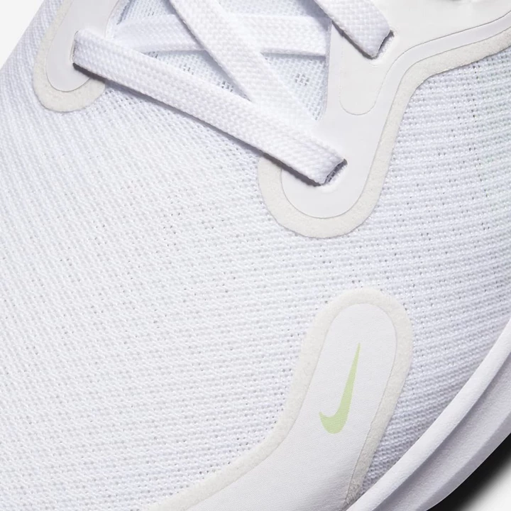Nike React Miler Koşu Ayakkabısı Erkek Beyaz Yeşil Siyah | TR4258877