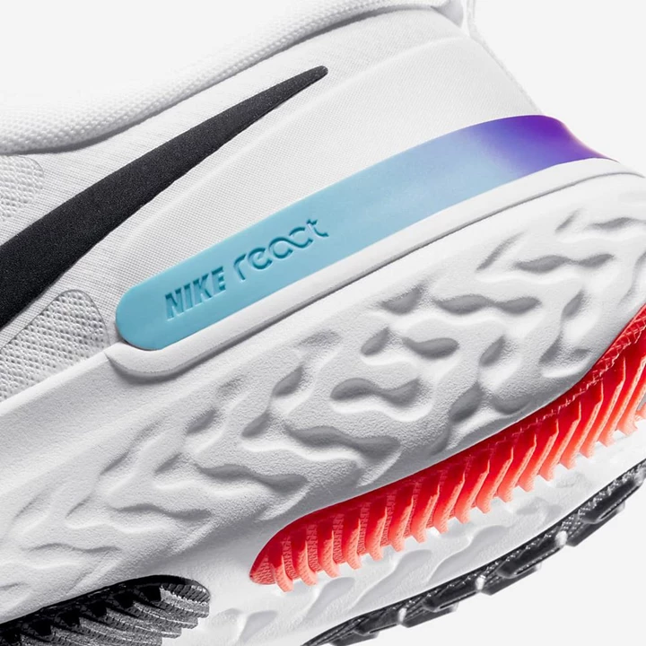 Nike React Miler Koşu Ayakkabısı Erkek Beyaz Yeşil Siyah | TR4258877