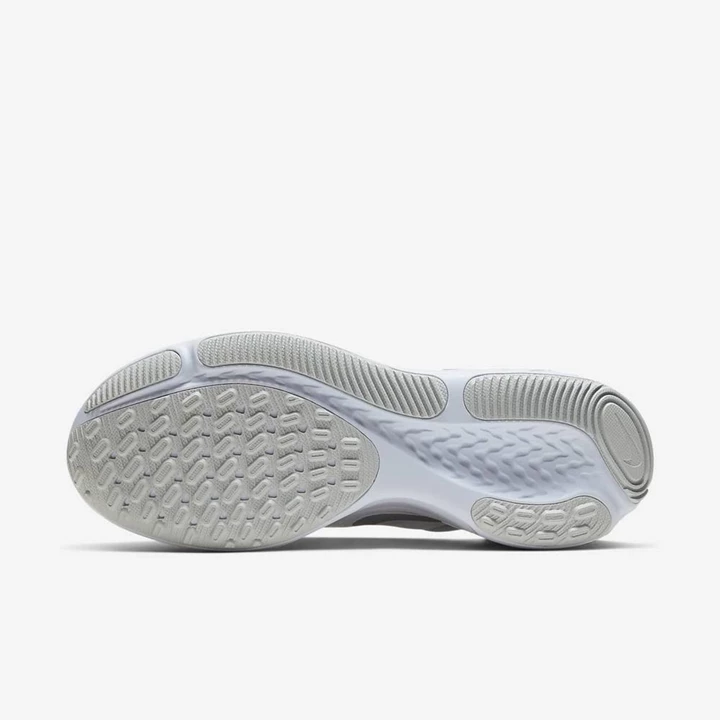 Nike React Miler Koşu Ayakkabısı Kadın Beyaz Platini Metal Gümüş | TR4256760