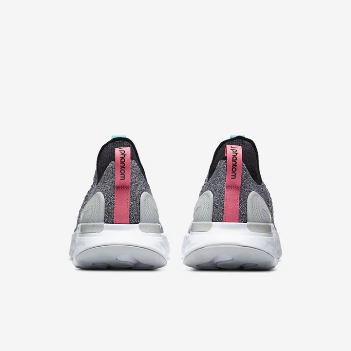 Nike React Phantom Koşu Ayakkabısı Erkek Beyaz Kırmızı Mavi Siyah | TR4257656