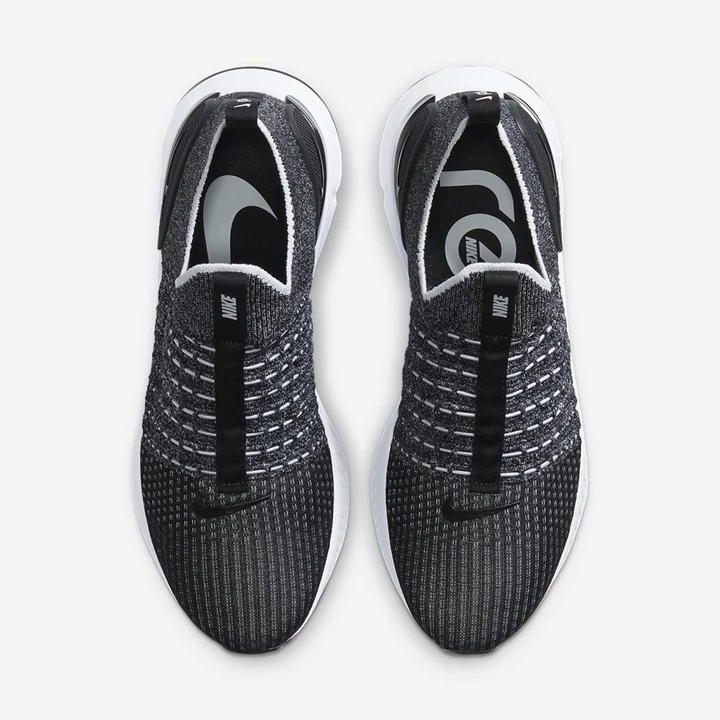 Nike React Phantom Koşu Ayakkabısı Erkek Siyah Beyaz | TR4258114