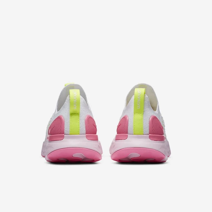 Nike React Phantom Koşu Ayakkabısı Kadın Beyaz Pembe Beyaz | TR4258269