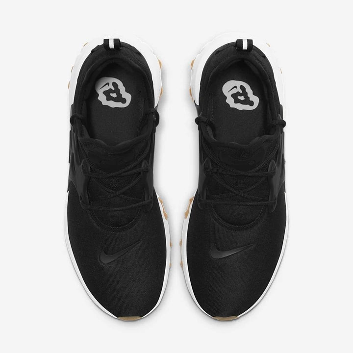 Nike React Presto Spor Ayakkabı Erkek Siyah Beyaz Açık Kahverengi Siyah | TR4256456