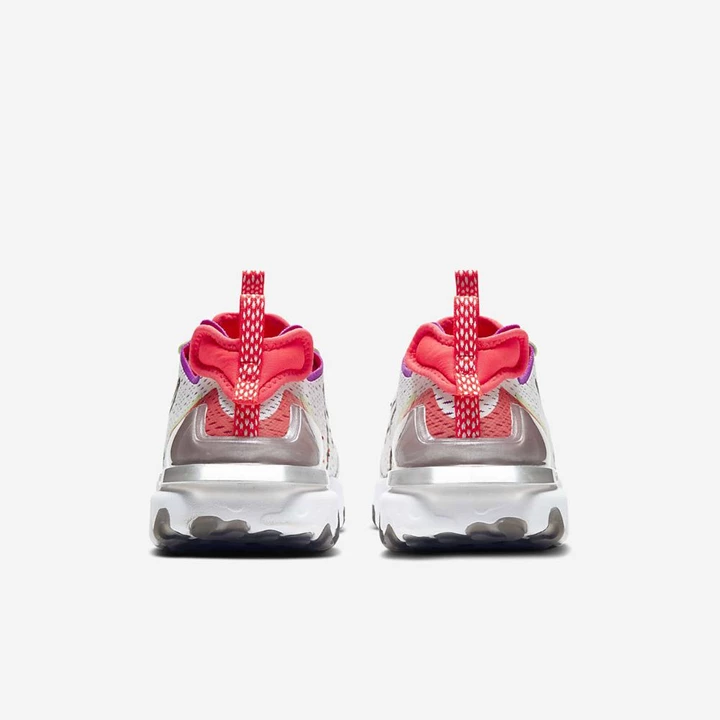 Nike React Vision Spor Ayakkabı Erkek Beyaz Kırmızı Siyah | TR4257678