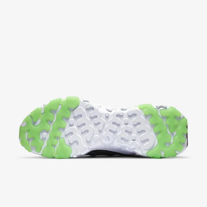 Nike React Vision Spor Ayakkabı Erkek Gri Beyaz Yeşil Siyah | TR4257199